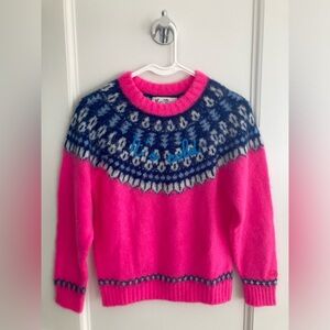 Pink and Blue Sweater